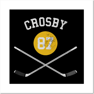 Sidney Crosby Pittsburgh Sticks Posters and Art